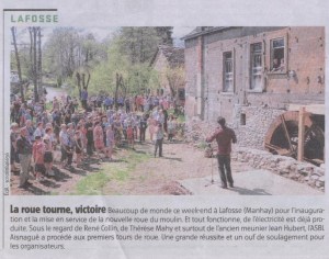 Article AL Inauguration roue