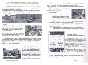 Article Les Amis des Moulins août 2014